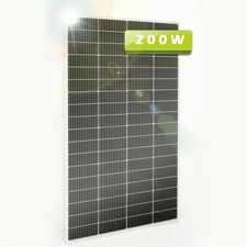 Pannello Solare Fotovoltaico Monocristallino 200 W 12-18 V tecnologia PERC 10BB