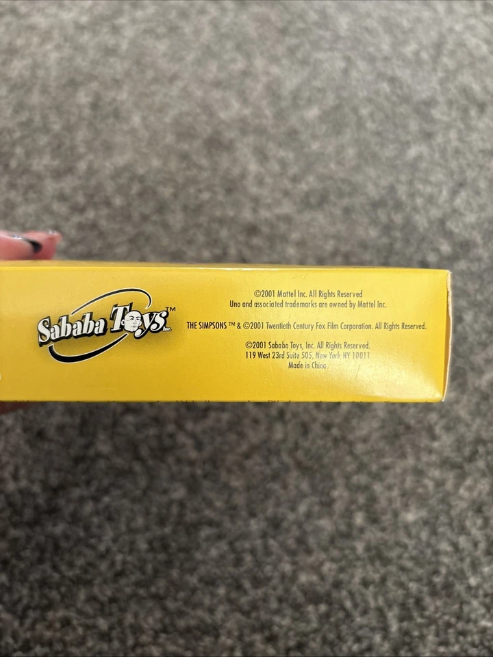 The Simpsons 2001 Special Edition Deluxe Collector Tin UNO Card Game. NIB - Image 3 of 3