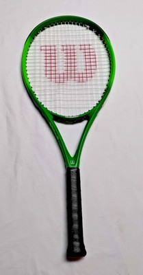 Wilson Blade Feel Pro 105 Tennis Racquet Green & Black  w/ Cushion-Aire Handle