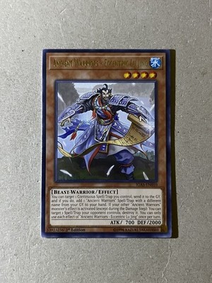 Ancient Warriors - Eccentric Lu Jing IGAS-EN010 Rare 1st Edition Yugioh