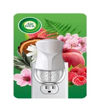 Air Wick plug in Scented Oil Warmer, White, 1 Count, Essential Oils, Freshener