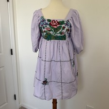 Kimchi Blue Urban Outfitters Tapestry Babydoll Dress Women’s XS Cottagecore