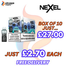 Nexel Aero 7000 Refills | Replacement Prefilled Pods | Box Of 10