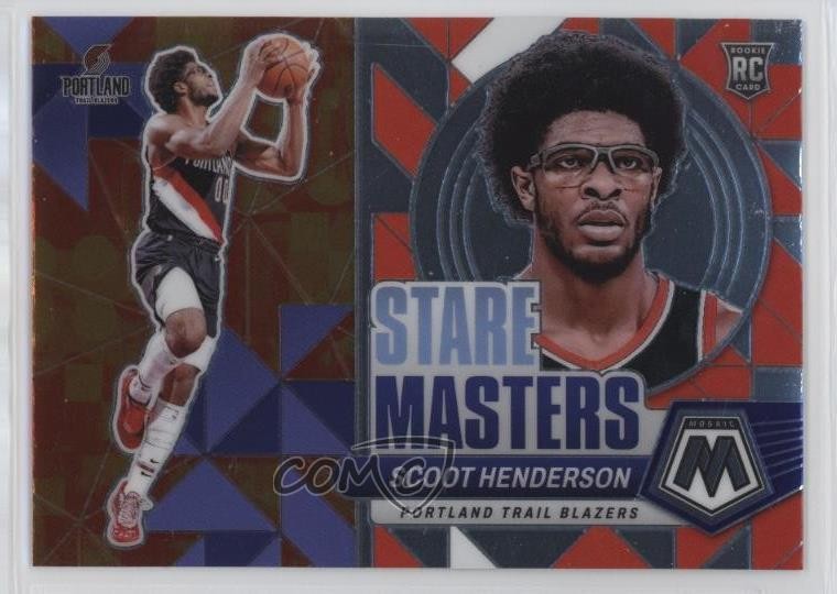 2023-24 Panini Mosaic Stare Masters Scoot Henderson #12 Rookie RC 00gy