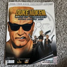Duke Nukem: Land of the Babes PS1 Brady Games Player's Guide Strategy Book