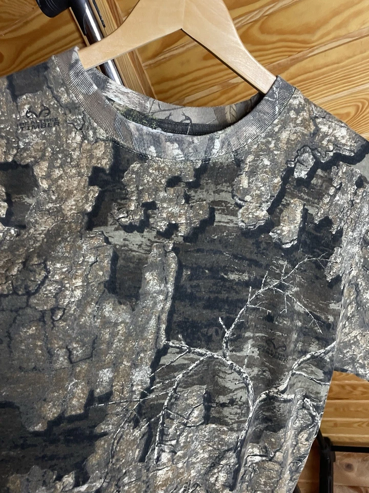 Realtree Timber Camo Hunting T-Shirt – Size XL – Outdoor Sportswear - Image 2 of 4