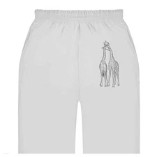 'Cuddling Giraffes' Adult Sweatpants / Joggers (JO035232)