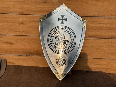 Eaching Templar Shield | Battle Knight Crusader Shield | Medieval Heater Shield
