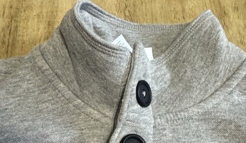 Champion Indiana Hoosiers 1/4 Botón Pullover Sudadera Hombre’s Gris Medio - Imagen 11 de 13