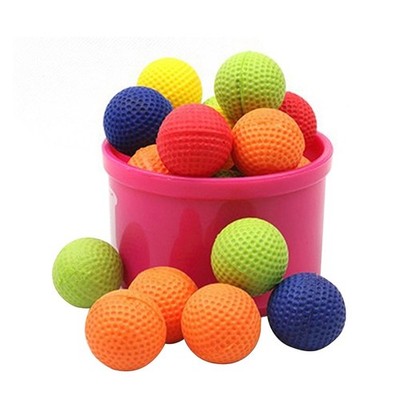 100Pcs Bouncy Balls Bulk-Schaum Kugel Kugel Ersatz Nachfüllpack für Kriegsspiel