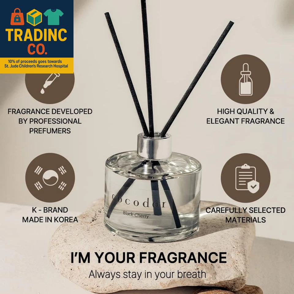 COCODOR Signature Reed Diffuser Set/Refreshing Air / 6.7Oz /1 Pack/Home Fragranc - Image 2 of 4