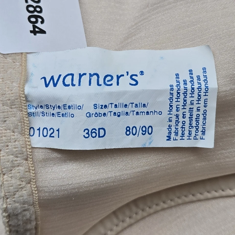 Warner's Women Bra 36D Pink Minimizer Underwired Lace Strap Front Closure - Image 4 of 4