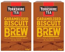 Yorkshire Tea Caramelised Biscuit Brew Flavoured Tea Bags x40 (Pack of 2, Tot...