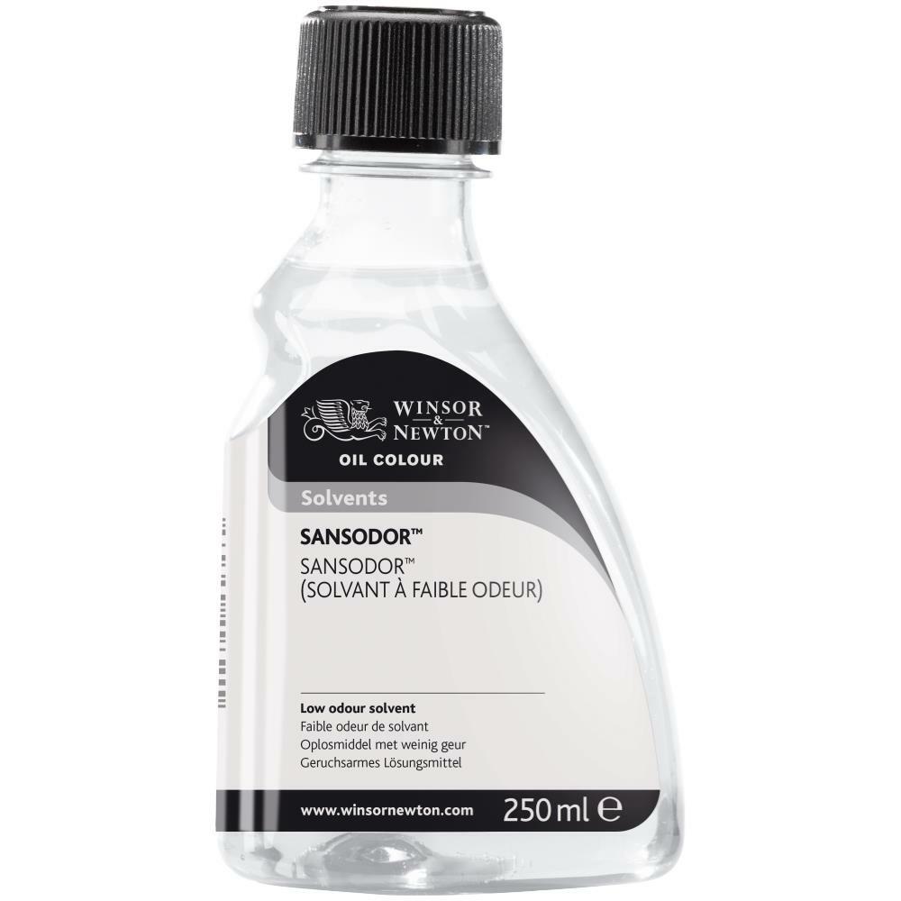 SOLVENTE SANSODOR PER COLORI AD OLIO WINSOR&NEWTON FLACONE DA 250ML.