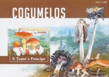 Sao Tome e Principe bloc-feuillet 1114 neuf avec gomme originale 2015 Champignon