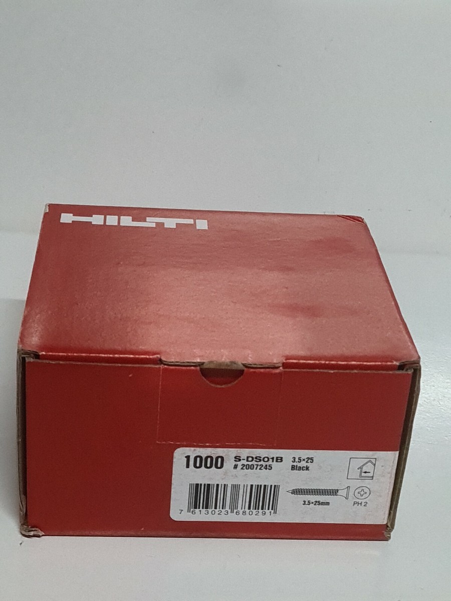 Hilti S-DS 01 B SHARP-POINT DRYWALL SCREWS 2007245, UK