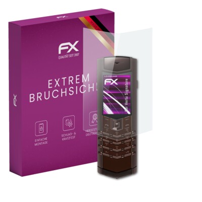 atFoliX Glasfolie für Vertu Signature Displayfolie 9H Schutzpanzer