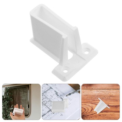  2pcs RV Plastikfensterstange Halterung Badezimmer Vorhangstangenhalter No-Drill