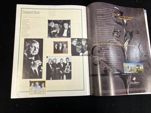 1995 FRANK SINATRA CELEBRITY INVITATIONAL GOLF TOURNAMENT PROGRAM, PALM SPRINGS - Picture 7 of 9