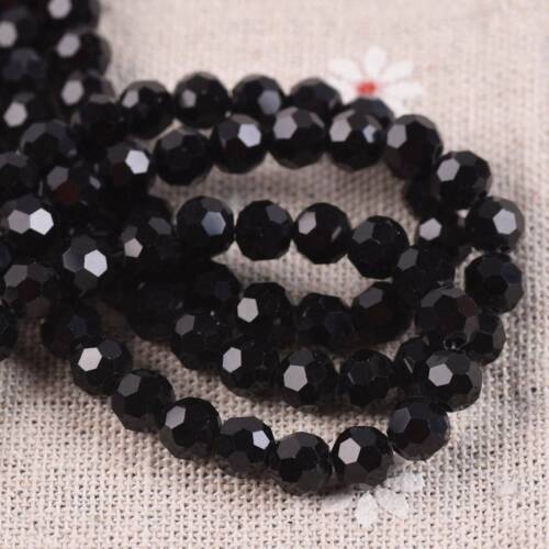 100pcs 6mm Round Sphere Ball Faceted Crystal Glass Loose Spacer Craft Beads lot - Picture 19 of 110