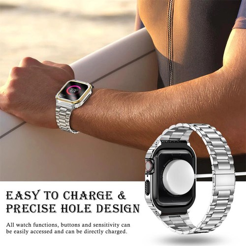 Stainless Steel Case and Band for Apple Watch - Zdjęcie 5 z 15