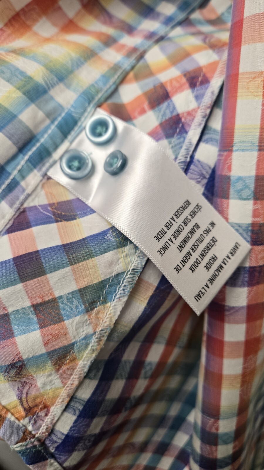 Robert Graham button down medium Long Sleeve Dres… - image 15