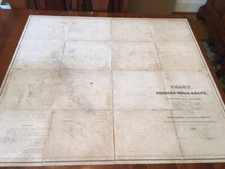 1837 Folding Chart of George’s Shoal & Bank, Surveyed by Charles Wilkes, US Navy