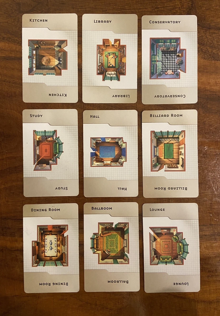 Clue Board Game Rooms