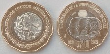 Mexiko / Mexico 20 Pesos 2021 200 Jahre Unabh...