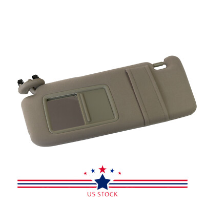 For 07-11 Toyota Camry W/O Sunroof Beige Sun Visor Left & Right Side - Foto 3