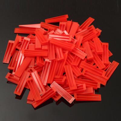 100Pcs Tile Leveling System Clips Wedges Spacer Wall Flooring Tiling Tool Kits