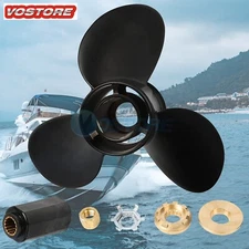 Aluminum Boat Propeller 48-77344A45 For Mercury 60 75 90 100 115 125HP 13 1/4x17