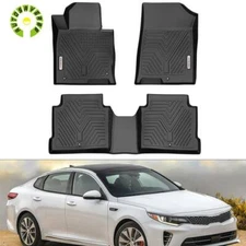 3D TPE Floor Mats Floor Liner for 2015-2019 Hyundai Sonata 2016-2020 Kia Optima