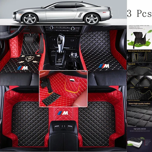 For BMW All Models Car Floor Mats Waterproof Carpets All-weather Front&Rear Sets - Picture 20 of 47