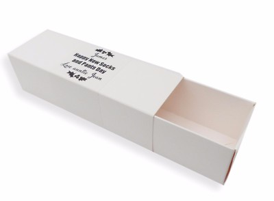 WEIHNACHTSGESCHENKBOX KRAFT PERSONALISIERT SOCKENGESCHENK FÜR IHN LUSTIGE IDEEN SOCKEN HOSE