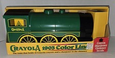 Crayola 1903 Color Line Train Engine Crayon Holder Sharpener 1994 - NEW