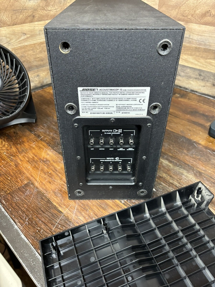 Bose Lifestyle Acoustimass 10 Home Theater Speaker System Sub Only