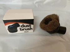 1 1/4" Black Universal Horse Hair Deluxe Dust Brush 1.25" Attachment Vacuum Tool