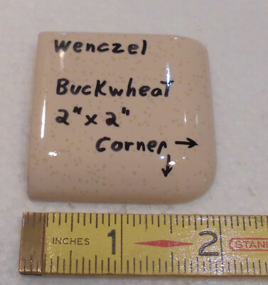 Buckwheat  2'' X 2'' X 5/16'' Ceramic Surface Bullnose Corner Tile; Wenczel Co.