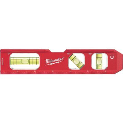 (3)-Milwaukee High-Quality 7'' L. Aluminum Magnetic Compact Billet Torpedo Level