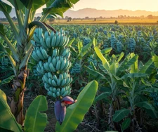 🍌Ice Cream Vanilla Banana – Musa Blue Java – 2–3Ft Tall–Live Plant in 1-Gal Pot