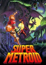 Super Metroid Samus SNES Poster