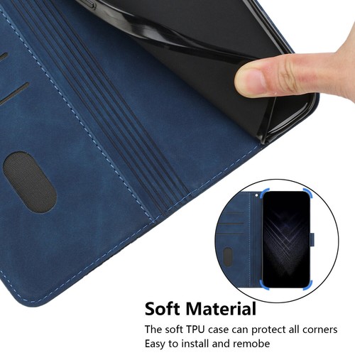 Strap Leather Wallet Phone Case For iPhone 16 15 14 13 12 11 Pro Max 7 8 16E XR - Picture 3 of 15