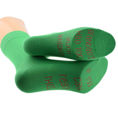 This Grandad's Had Too Much Whiskey Herrensocken Größe 5-12 X6N716