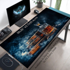 Whiskey Lovers Desk Decor - Desk Mat Gift for Husband, Grandfather, Dad, Brother