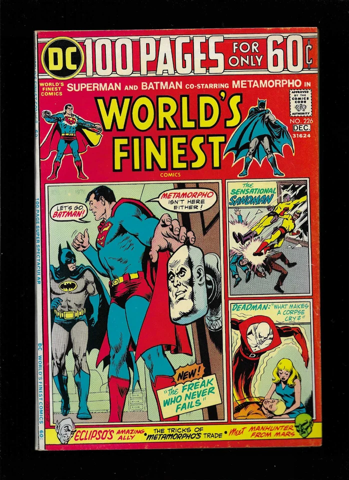 World's Finest #225 226 (1974) + SUPER-TEAM FAMILY #2 Giant-Sized LOT OF 3 - Image 4 of 4