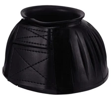 Weaver Leather Rubber Black Double Hook & Loop Horse Bell Boots 35-4250, Medium