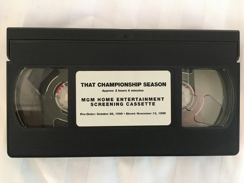 That Championship Season VHS Video Tape Screening Screener Paul Sovino Kinney - Picture 7 of 11