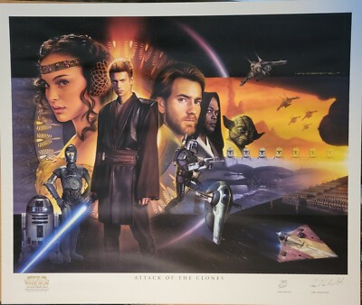 Star Wars Attack OfThe Clones fan club signed numbered Jerry