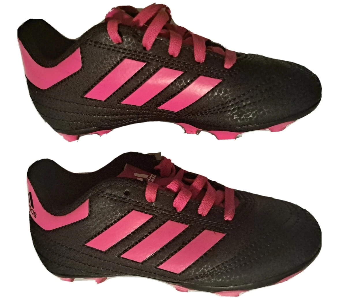 Adidas SIZE K10 cleats. pink and |